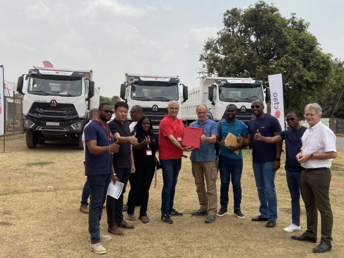 Vehicle Delivery Ceremony For Major Customer Organized by CFAO MOTORS RDC